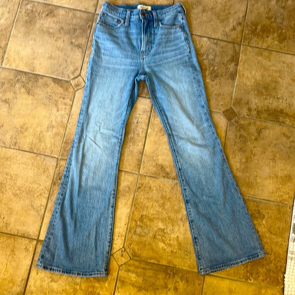 Madewell jeans, the perfect vintage, flare jean, sz 24